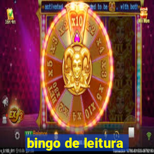 bingo de leitura